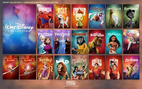 Disney Collection Computer Animated And Stop Motion Rplexposters