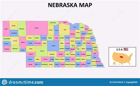 Mapa Nebraska Mapa Distrital Da Nebraska Em 2020 Mapa Distrital De