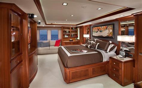 Nordhavn 120 Master Stateroom Custom Yacht Interior Design Destry Darr