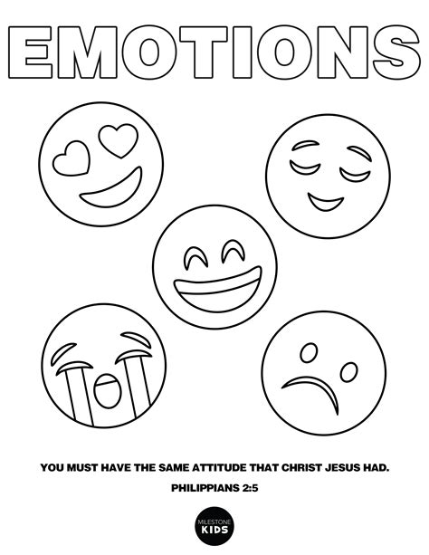 Coloring Pages About Emotions Coloring Pages