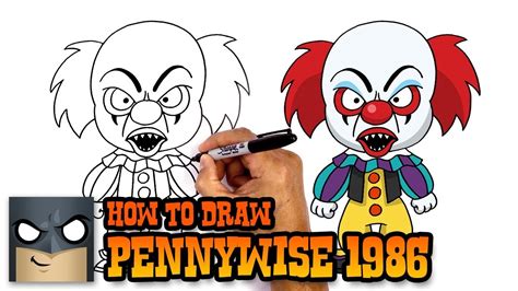 How To Draw Pennywise 1986 It Youtube
