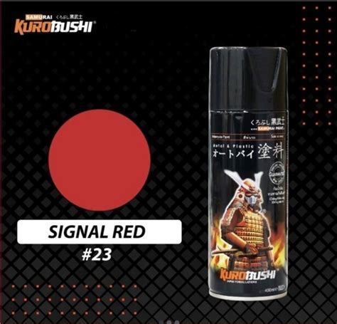 Jual Samurai Pilox Pylox Paint Spray Warna Standard Signal Red 23 Di