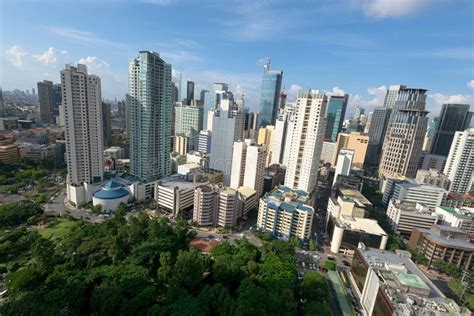 Makati Skyline Manila Philippines Stock Image Image Of Building