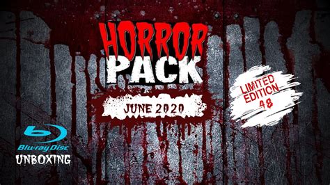 Horror Pack June 2020 Blu Ray Unboxing Youtube