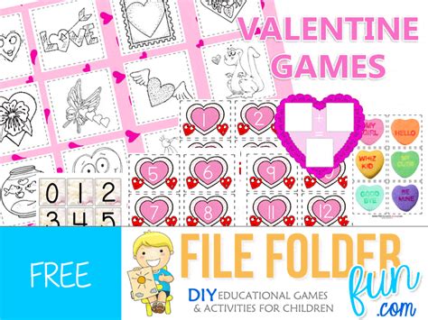 Heart File Folder Games File Folder Fun