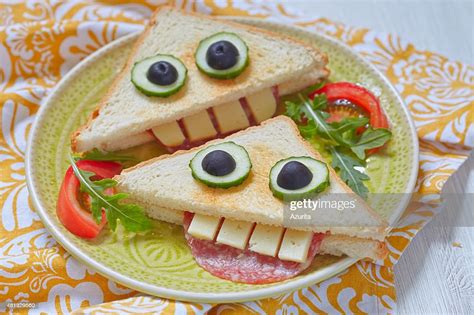 Funny Sandwich For Kids Lunch High Res Stock Photo Getty Images