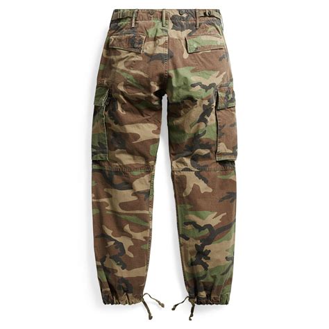 Rrl Camo Cotton Surplus Cargo Pant In Woodland Camo Green For Men Lyst