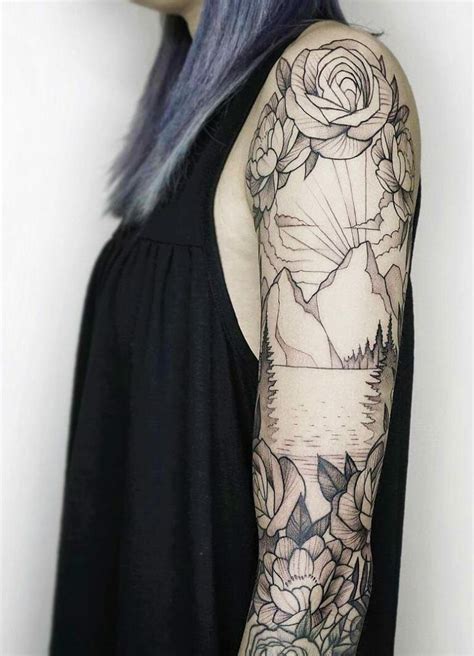 32 Sleeve Tattoos Ideas For Women In 2020 Sleeve Tattoos Half Sleeve