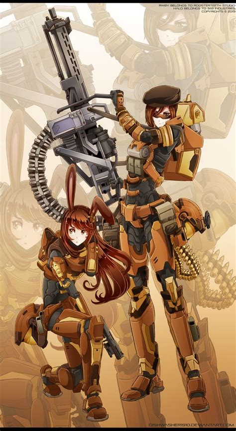 Rwbyxhalo Coco And Velvet Spartan Armour By Dishwasher D X Pdv