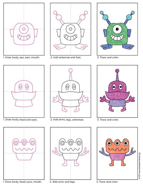 How To Draw Aliens Art Projects For Kids Art Drawings For Kids