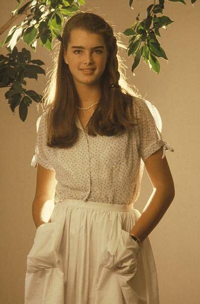 Actress And Model Brooke Shields At A Photo Shoot In June 1986 In New York City Brooke Shields