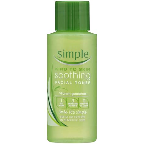 Simple Kind To Skin Soothing Facial Toner 50ml Big W
