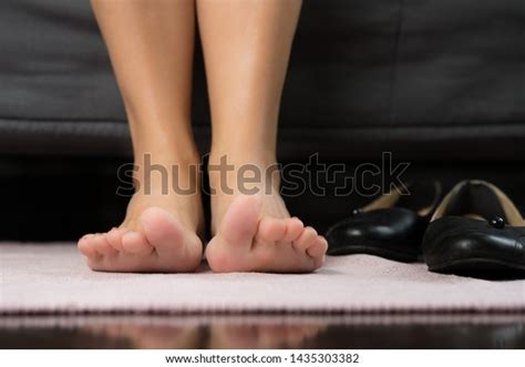 Closeup Bare Feet Woman She Move Stock Photo 1435303382 Shutterstock