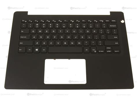 New Dell Oem Vostro 5481 Palmrest Laptop Keyboard Rx9n3