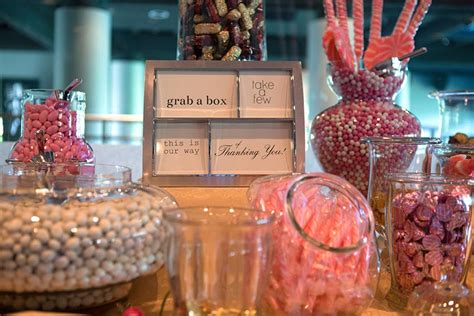 Have A Candy Buffet For Delicious Wedding Favors