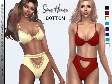 The Sims Resource Womens Lace Panties