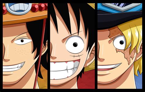Wallpaper Hd Luffyacesabo Brothers One Piece By Inaki