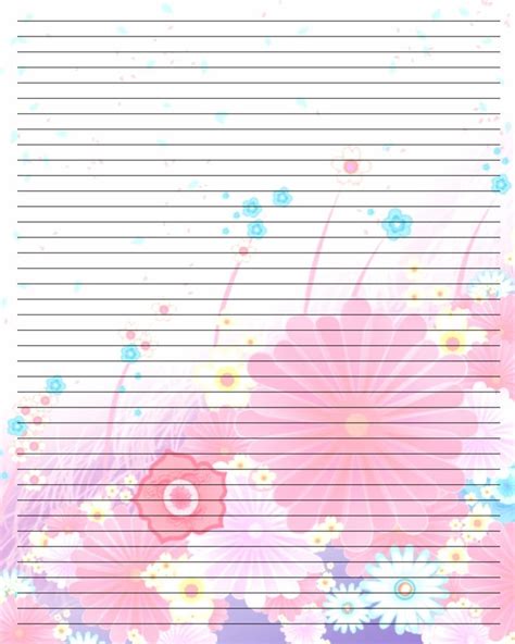 Printable Writing Paper 1 By Aimee Valentine On