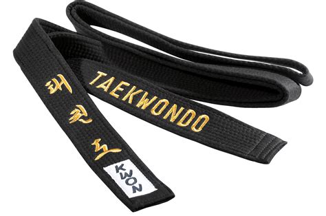 Black Belt 4 And 5cm Width Embroidered Taekwondo Dragonsportseu