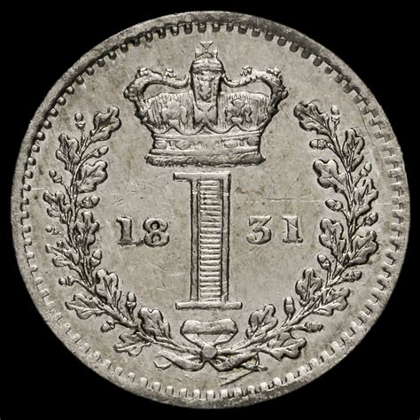 1831 William Iv Milled Silver Maundy Penny