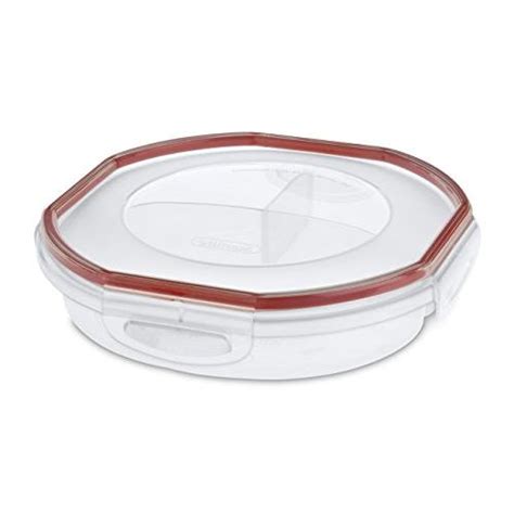 Sterilite 03918606 Ultra Seal 48 Cup Round Divided Dish