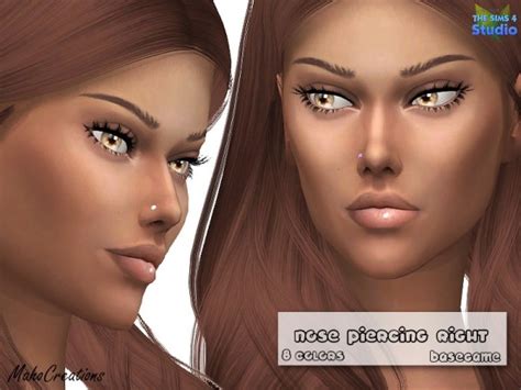 The Sims Resource Nose Piercing Set By Mahocreations