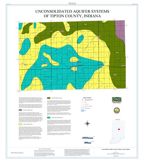 Dnr Water Aquifer Systems Maps 45 A And 45 B Unconsolidated And