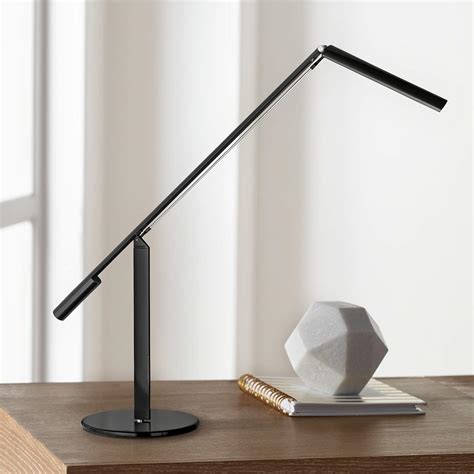 Gen 3 Equo Daylight Led Black Desk Lamp With Touch Dimmer R5796
