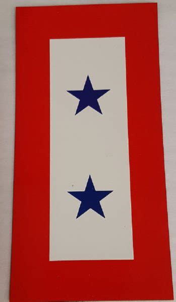 Service Star Magnet 2 Blue Stars 82nd Airborne Division Museum