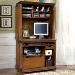 Home Styles Homestead Compact Office Cabinet And Hutch Computer