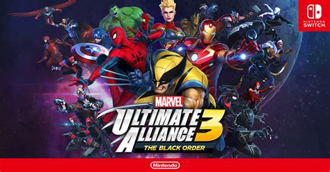 Marvel Ultimate Alliance 3 The Black Order Nintendo Switch 任天堂