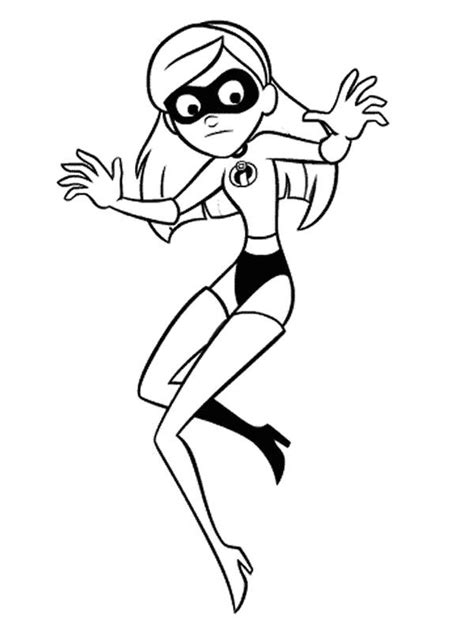 Kleurplaat Incredibles Incredibles Coloring Pages Online Coloring