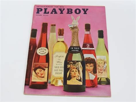 Items Similar To October 1958 Playboy Magazine First Double Centerfold