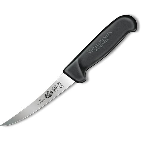 victorinox 5 boning knife curved blade flexible black fibrox handle 5 6613 12