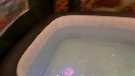 Cammy Hot Tub Party Setup Youtube