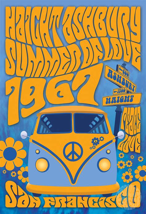 Haight Ashbury Summer Of Love Hippie Posters Hippie Art Summer Of Love
