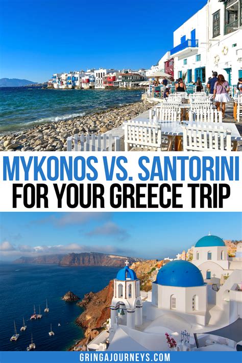 Mykonos Vs Santorini Which Greek Island Is Better For You In 2023