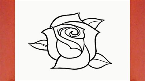 How To Draw A Rose Flower YouTube