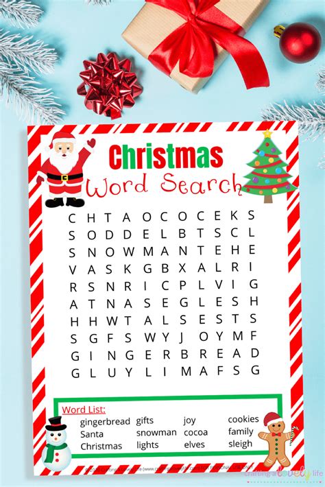 Free Printable Christmas Word Search Word Search Prin