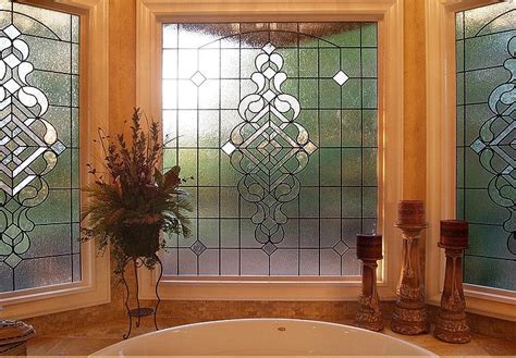 Privacy is another big concern that is specific to bathroom windows. Hand Crafted Stained Glass Bathroom Window by The Looking Glass | CustomMade.com