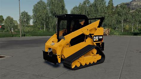 Мод погрузчик Cat 289d V1000 Farming Simulator 19