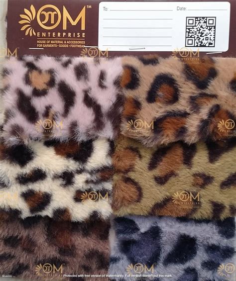 Tiger Print Fur Fabric At Rs 400 Meter Natural Fur Fabric In Delhi