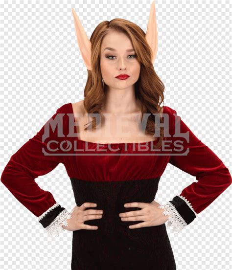 Giant Foam Elf Ears Adult Headband Png Download Hombre Negro De