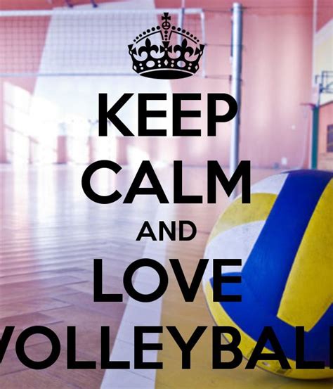 Keep Calm And Love Volleyball Volleyball Wallpaper Volleyball