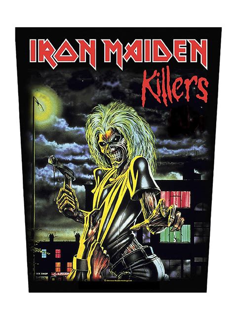 Köp Iron Maiden Killers Back Patchhos Officiell Merch