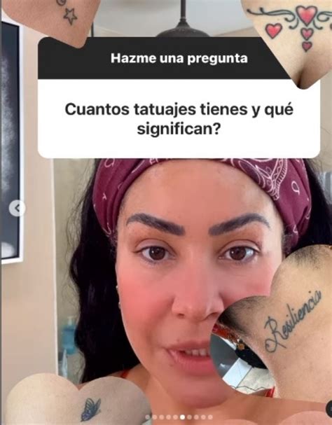Carolina Sandoval revela donde está su tatuaje más escondido MDZ Online
