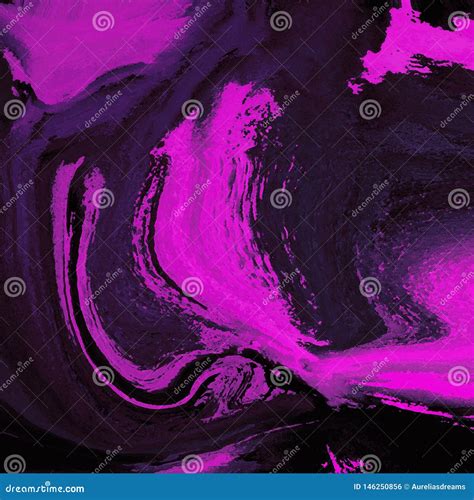 Abstract Painting Colorful Texturedynamic Background In Magenta Tones