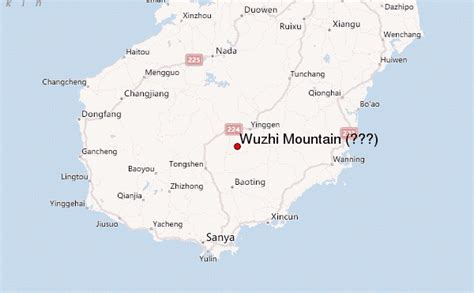 Wuzhi Mountain 五指山 Mountain Information