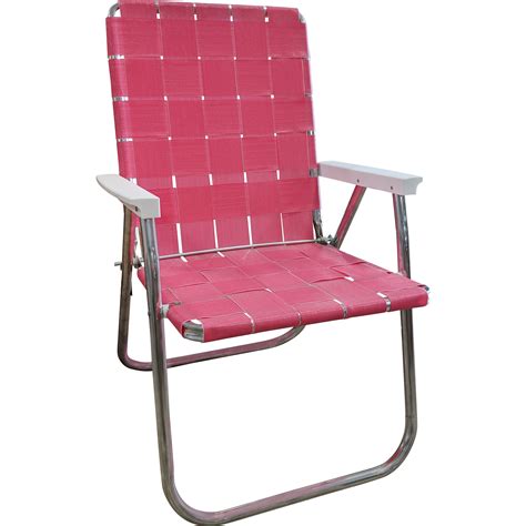 Wood lawn chairs are a relaxing way to spend the afternoon catching some sun in the yard. Lawn Chair USA Folding Aluminum Webbing Chair - Walmart ...