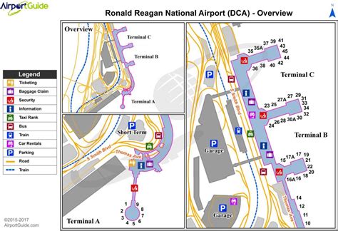 Nationale Carte De Laéroport Washington National Airport Carte